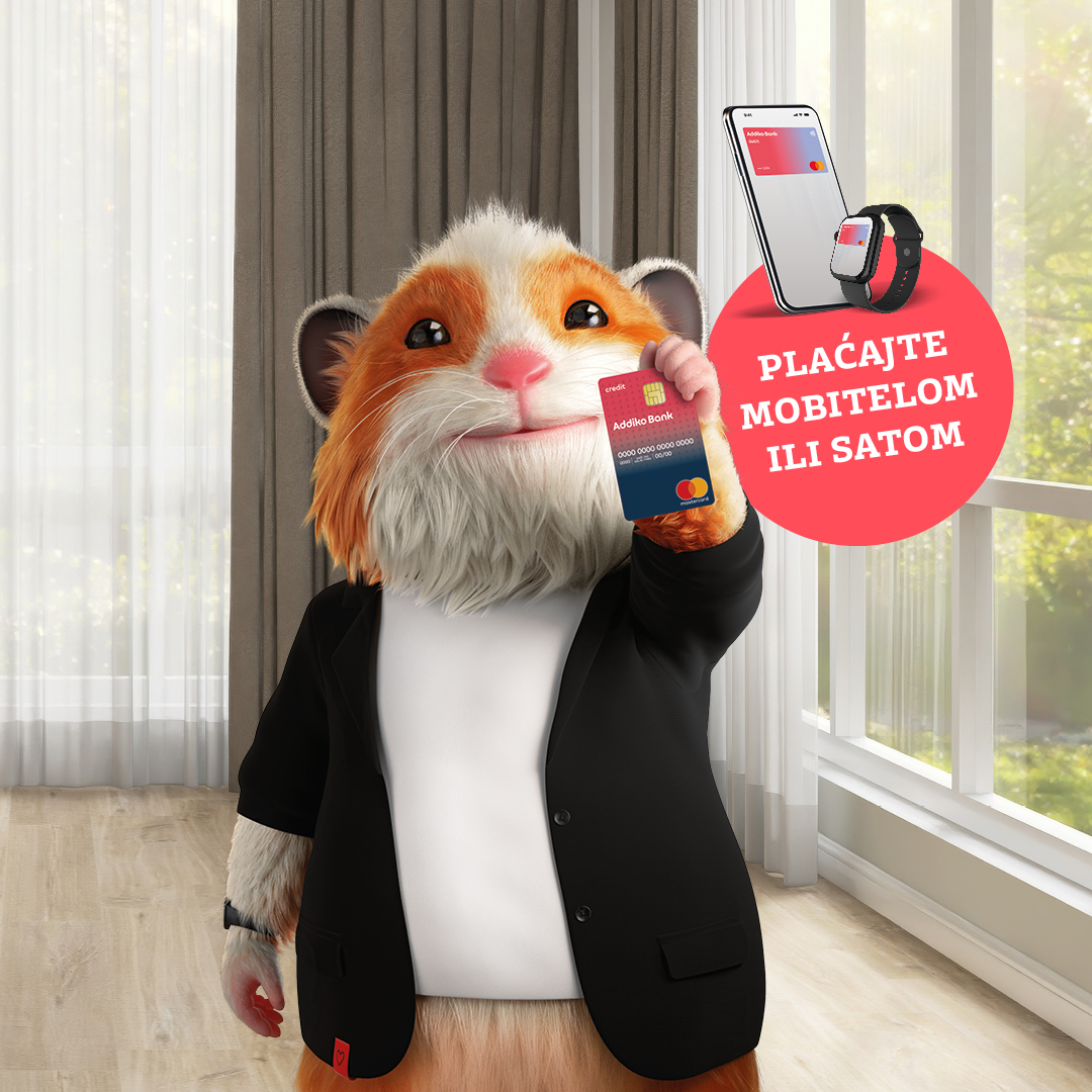 Addiko Mastercard - Plaćajte mobitelom ili satom