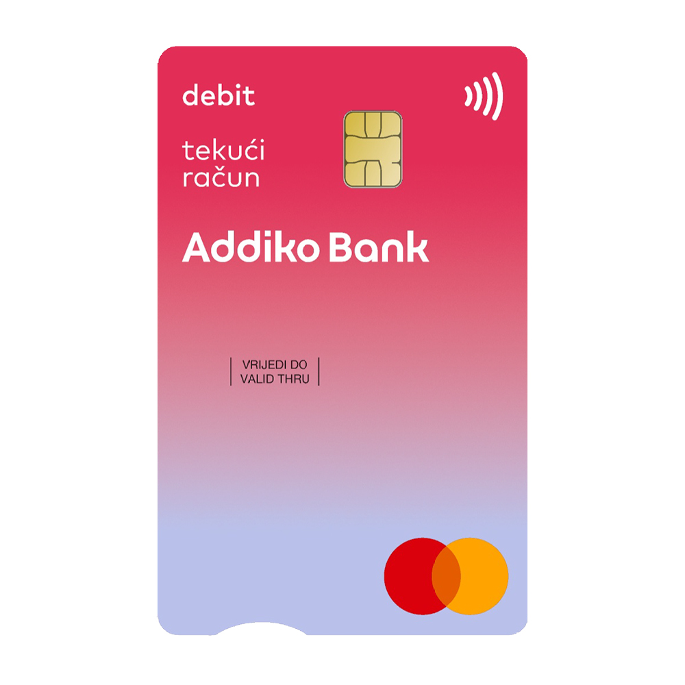 Addiko Mastercard debitna kartica