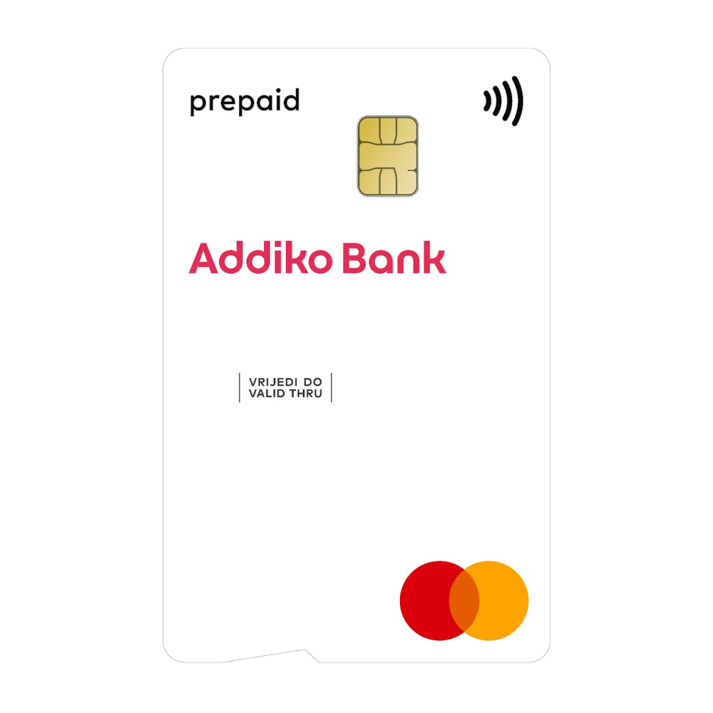 Addiko Mastercard prepaid kartica