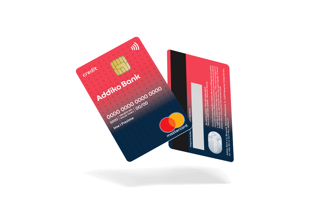 Addiko Mastercard kreditna kartica